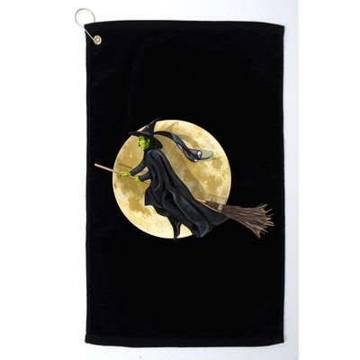 Witch and The Moon Golf Towel