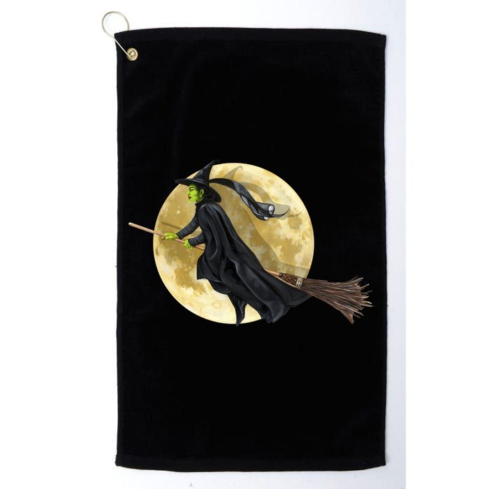 Witch and The Moon Golf Towel