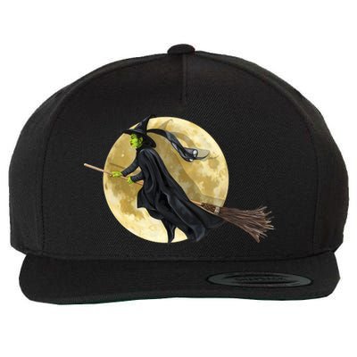 Witch and The Moon Wool Snapback Cap