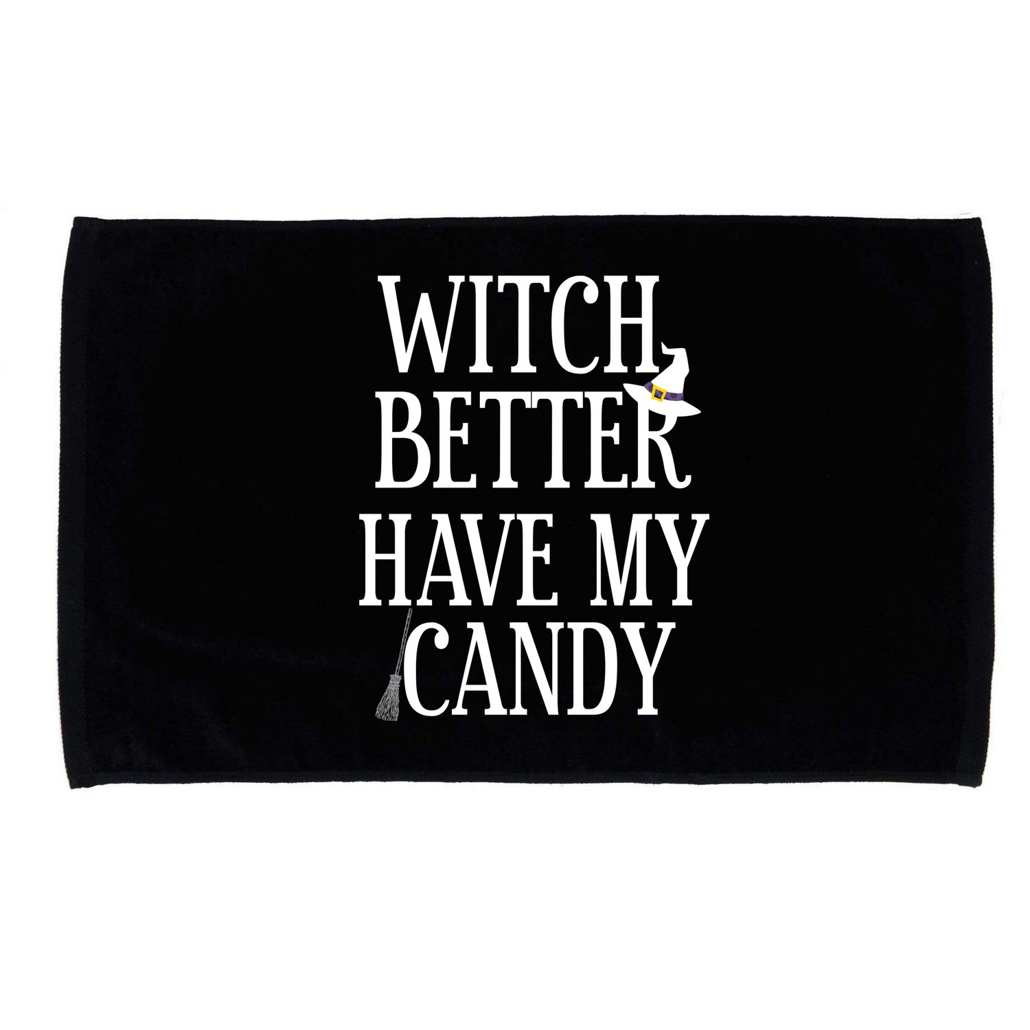 Witch Better Have My Candy Halloween Microfiber Hand Towel