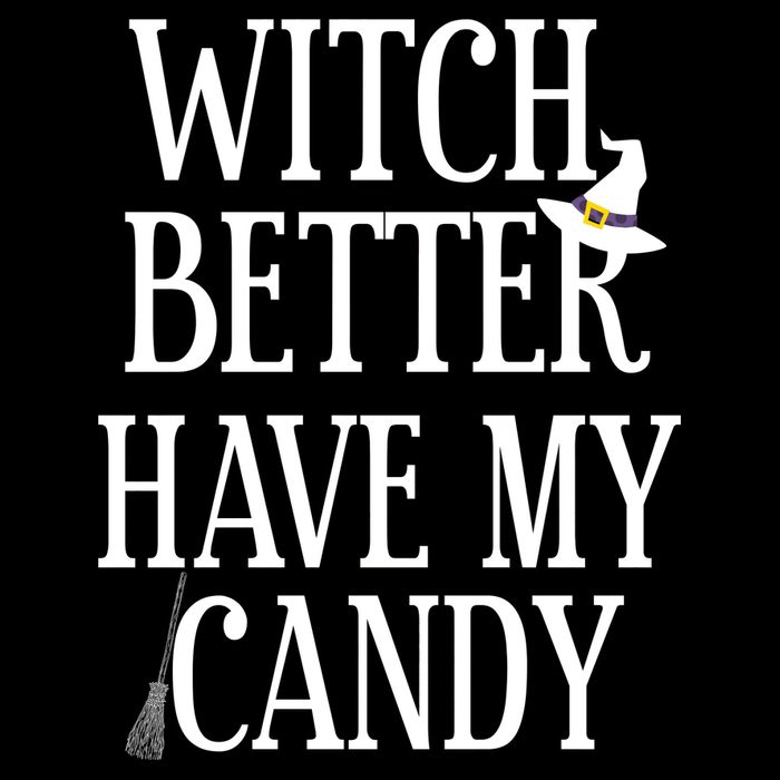 Witch Better Have My Candy Halloween Cropped Pullover Crew