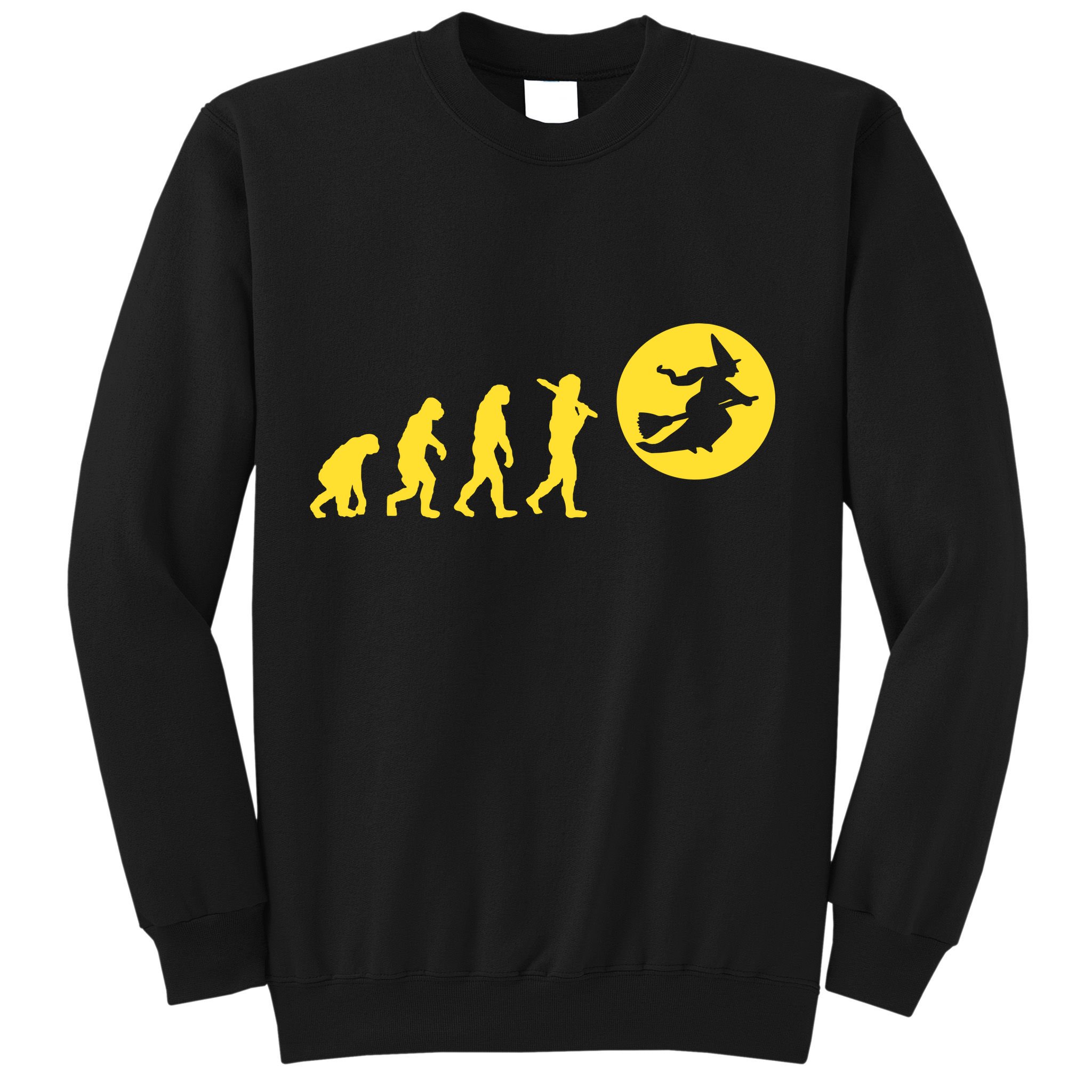 Witch Evolution Funny Halloween Sweatshirt