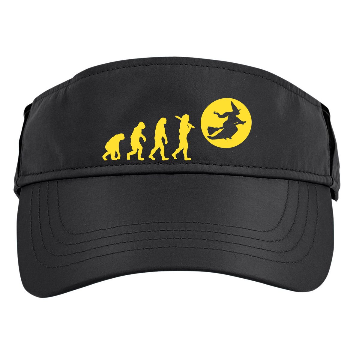 Witch Evolution Funny Halloween Adult Drive Performance Visor