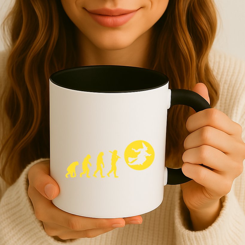 Witch Evolution Funny Halloween Mug