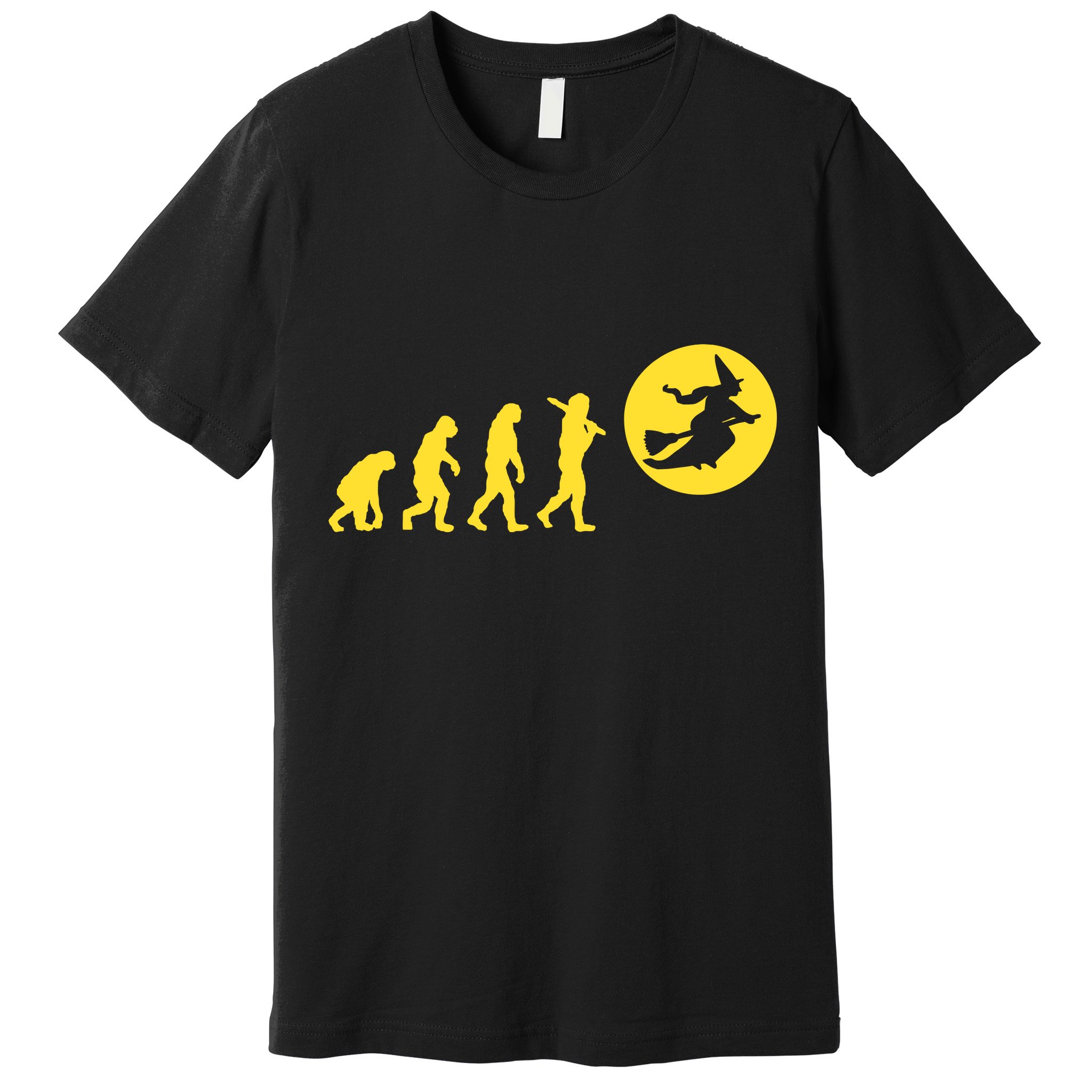 Witch Evolution Funny Halloween Premium T-Shirt