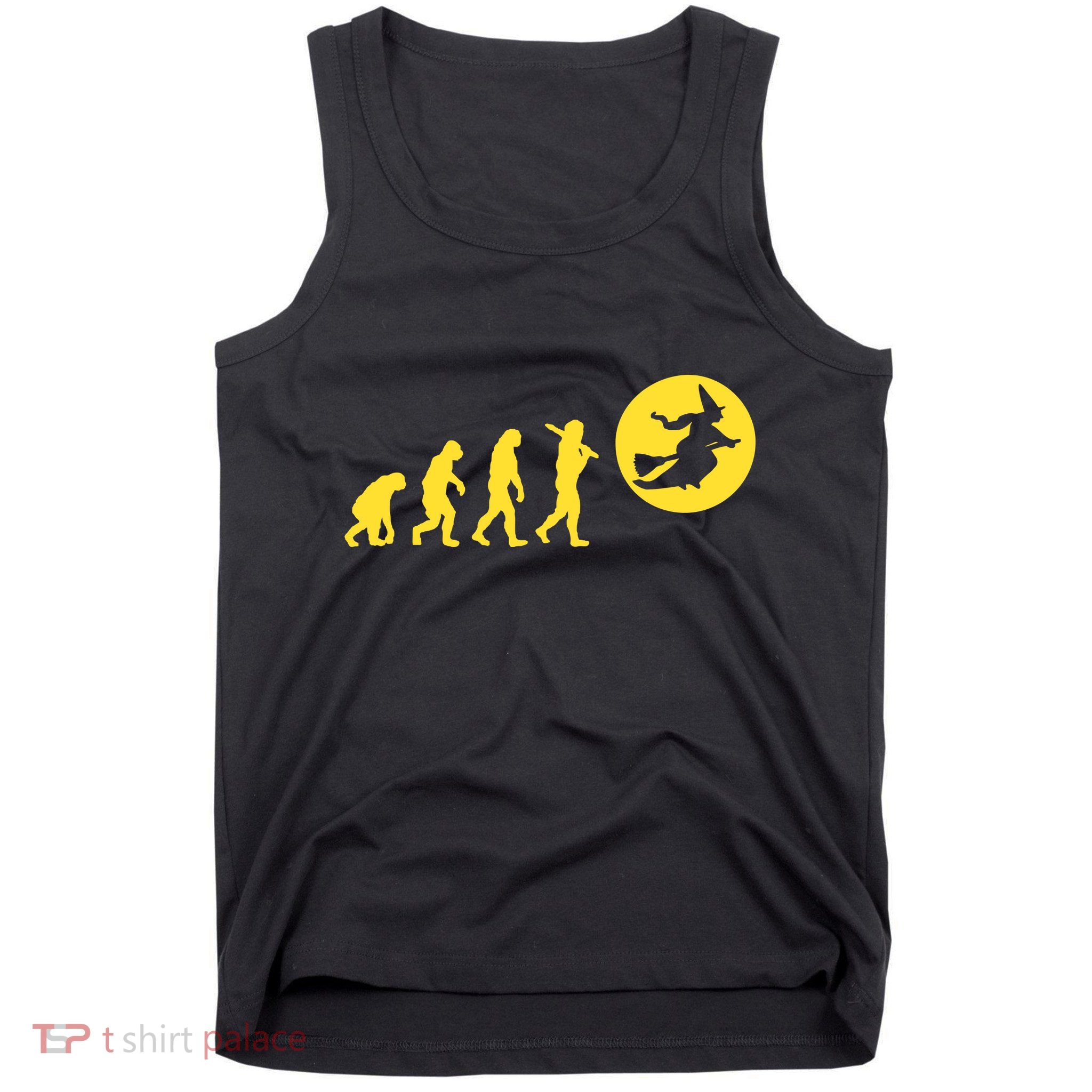 Witch Evolution Funny Halloween Tank Top