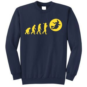 Witch Evolution Funny Halloween Sweatshirt