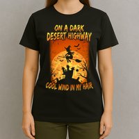 Witch On A Dark Desert Highway Witch Cool Wind In My Hair T-Shirt