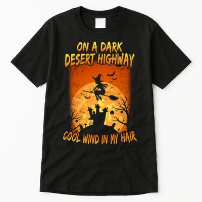 Witch On A Dark Desert Highway Witch Cool Wind In My Hair Tall T-Shirt