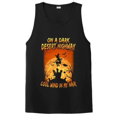 Witch On A Dark Desert Highway Witch Cool Wind In My Hair PosiCharge Competitor Tank