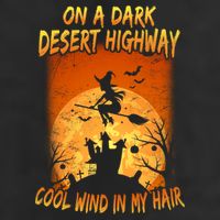 Witch On A Dark Desert Highway Witch Cool Wind In My Hair Trucker Hat