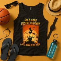 Witch On A Dark Desert Highway Witch Cool Wind In My Hair Tank Top