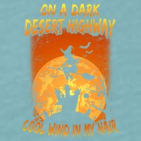 Witch On A Dark Desert Highway Witch Cool Wind In My Hair Sueded Cloud Jersey T-Shirt