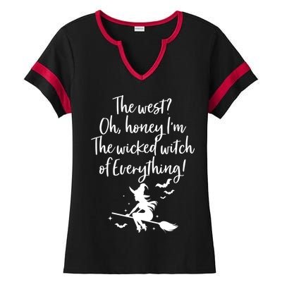 Witched Witch OF Everything Ladies Halftime Notch Neck Tee