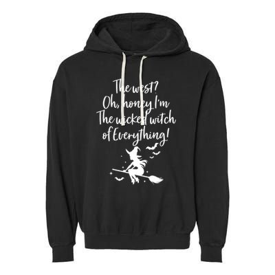 Witched Witch OF Everything Garment-Dyed Fleece Hoodie