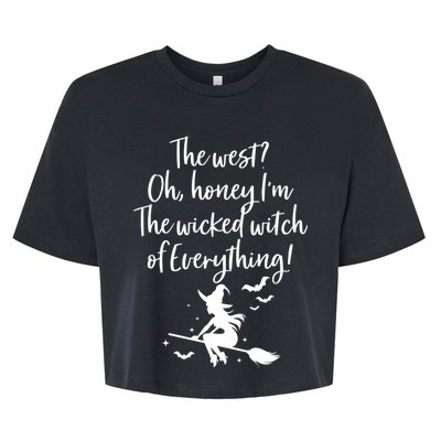 Witched Witch OF Everything Bella+Canvas Jersey Crop Tee