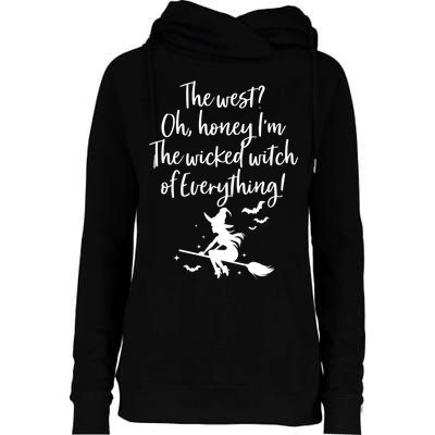 Witched Witch OF Everything Womens Funnel Neck Pullover Hood