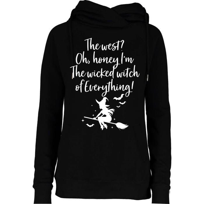 Witched Witch OF Everything Womens Funnel Neck Pullover Hood