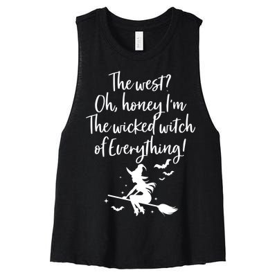 Witched Witch OF Everything Women's Racerback Cropped Tank