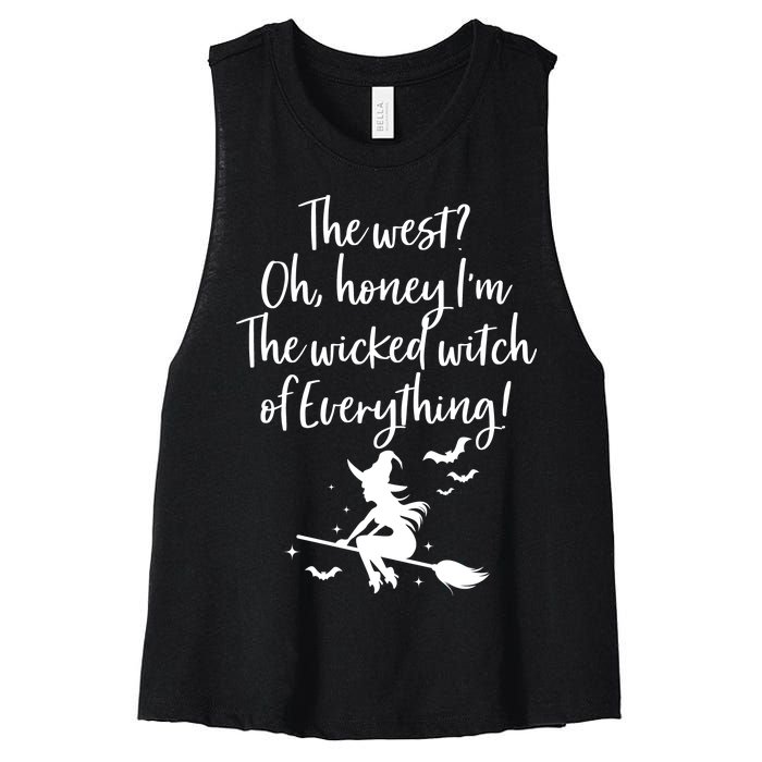 Witched Witch OF Everything Women's Racerback Cropped Tank