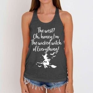 Witched Witch OF Everything Women's Knotted Racerback Tank