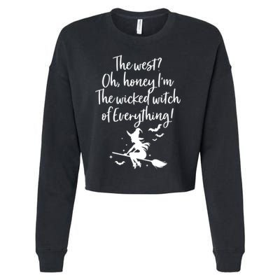 Witched Witch OF Everything Cropped Pullover Crew