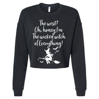 Witched Witch OF Everything Cropped Pullover Crew