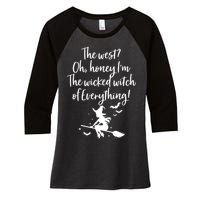 Witched Witch OF Everything Women's Tri-Blend 3/4-Sleeve Raglan Shirt