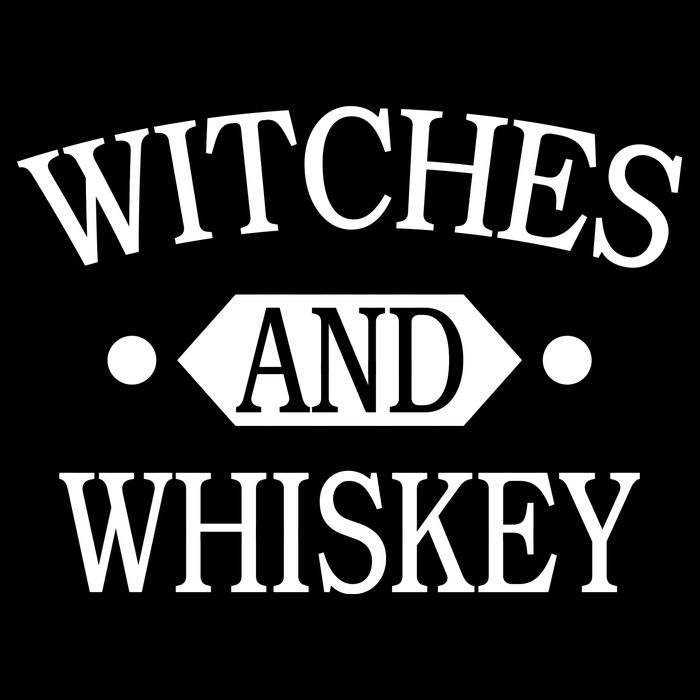 Witches And Whiskey Button