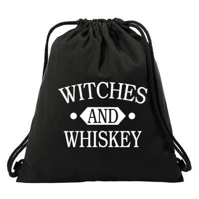 Witches And Whiskey Drawstring Bag
