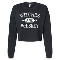 Witches And Whiskey Cropped Pullover Crew