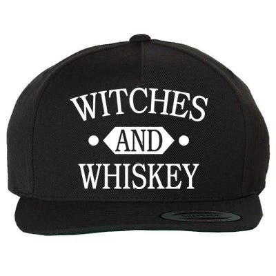 Witches And Whiskey Wool Snapback Cap