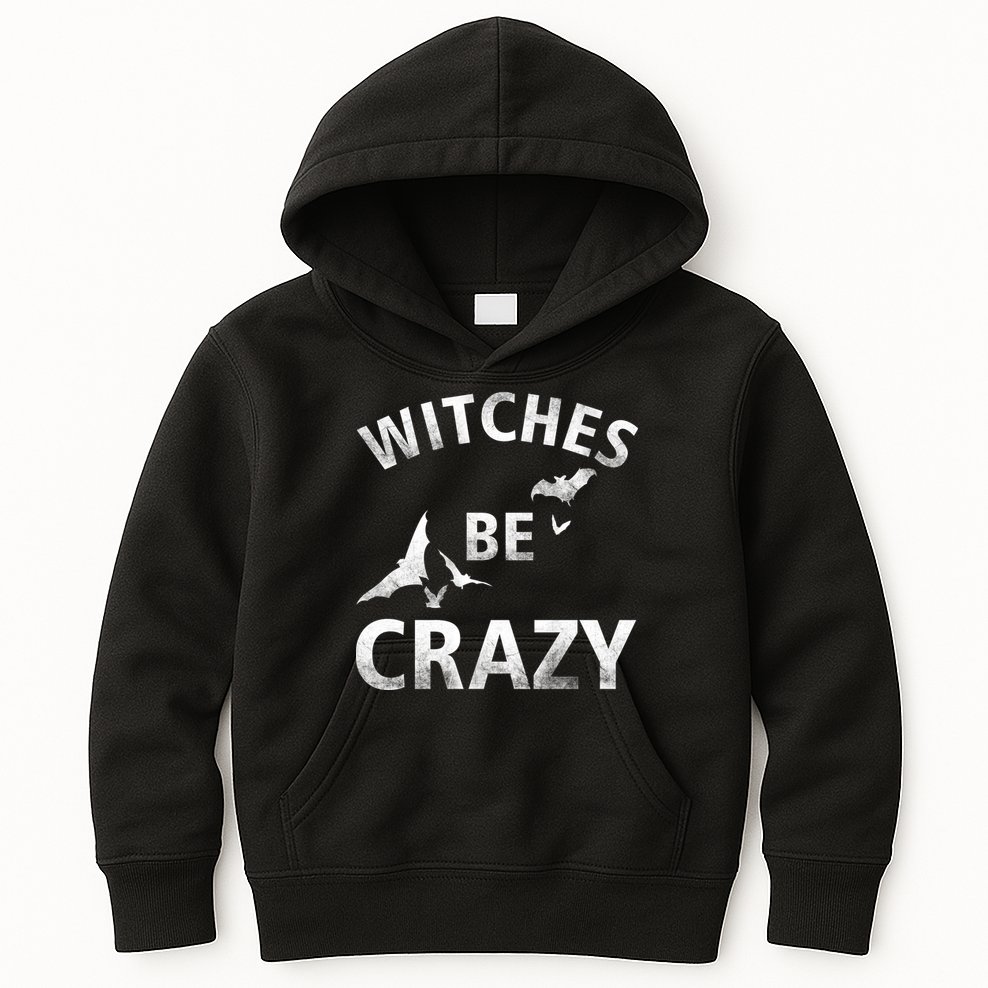 Witches Be Crazy Kids Hoodie