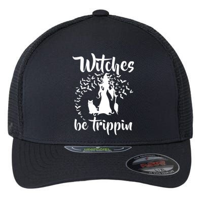 Witches Be Trippin1 Flexfit Unipanel Trucker Cap