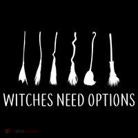Witches Need Options Broomsticks Flatbill Hat
