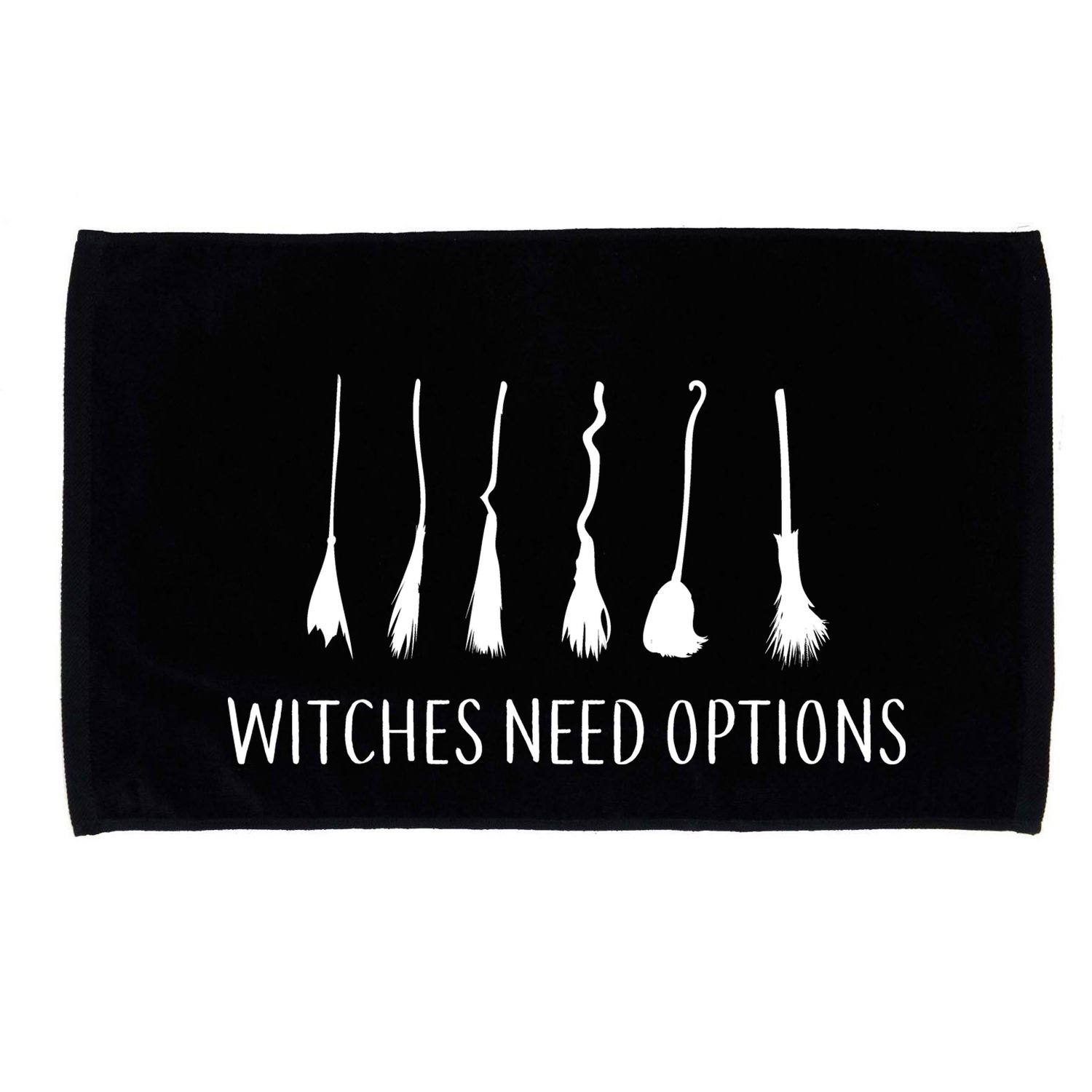 Witches Need Options Broomsticks Microfiber Hand Towel