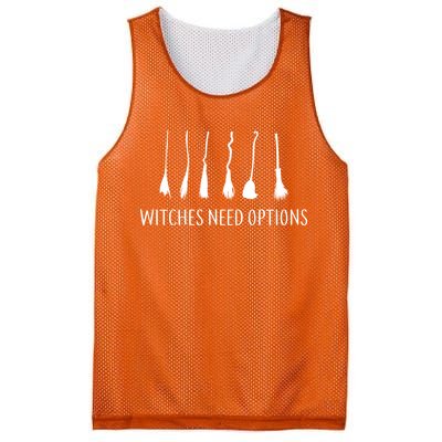 Witches Need Options Broomsticks Mesh Reversible Basketball Jersey Tank