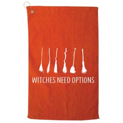 Witches Need Options Broomsticks Golf Towel