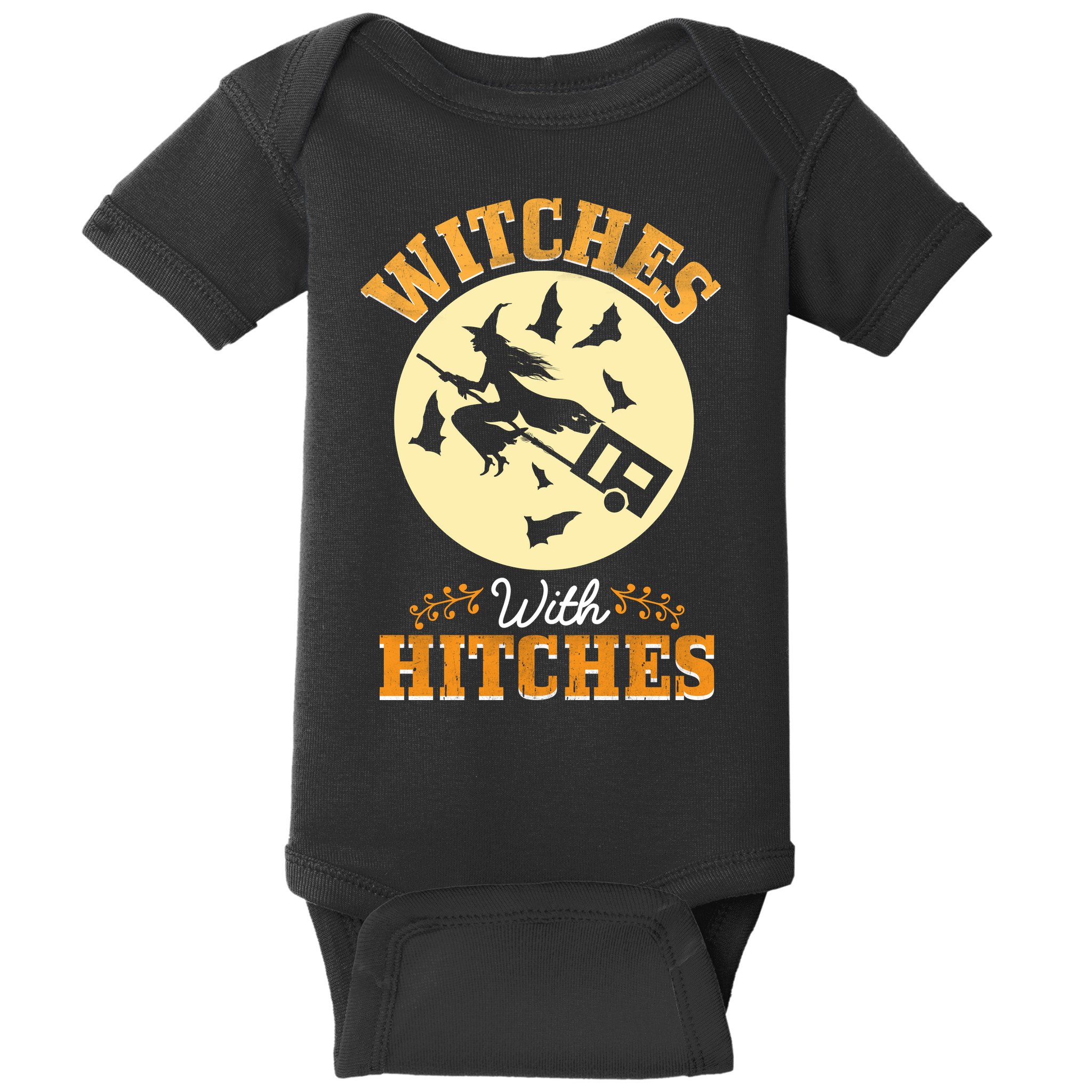Witches With Hitches Baby Bodysuit