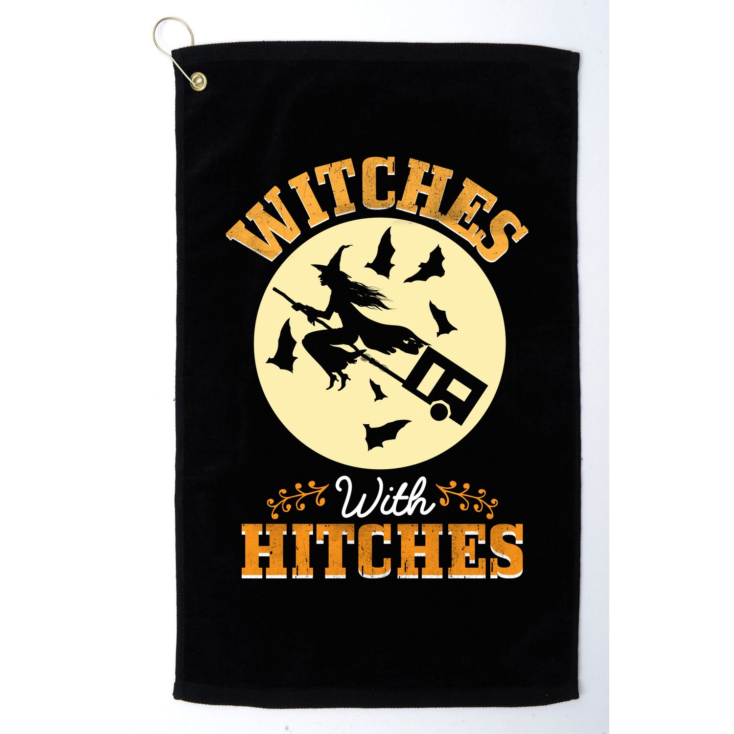 Witches With Hitches Golf Towel