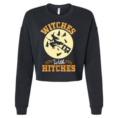 Witches With Hitches Cropped Pullover Crew