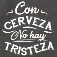 With Beer There Is No Sadness Con Cerveza No Hay Tristeza Vector Backpack