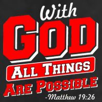 With God All Things Are Possible - Matthew 19:26 Garment-Dyed Fleece Hoodie