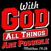 With God All Things Are Possible - Matthew 19:26 City Backpack