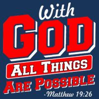 With God All Things Are Possible - Matthew 19:26 Infant Baby Jersey Bodysuit