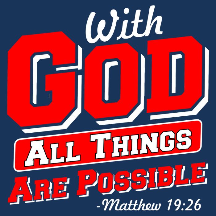 With God All Things Are Possible - Matthew 19:26 Infant Baby Jersey Bodysuit
