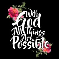 With God All Things Possible 7-Panel Snapback Hat