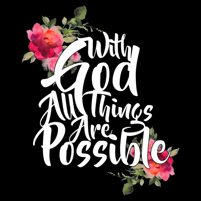 With God All Things Possible 7-Panel Snapback Hat