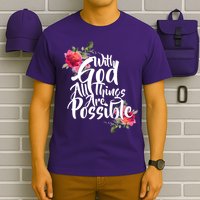 With God All Things Possible T-Shirt