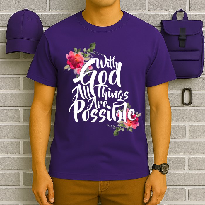 With God All Things Possible T-Shirt